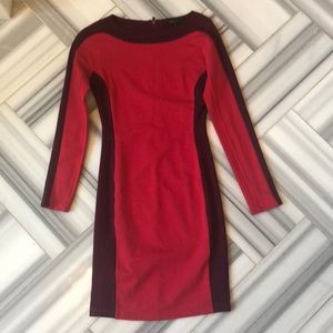 BCBG 2 toned pink dress